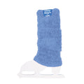 Jerrys Skating World Figure Skating Fuzzy Leg Warmers - Wedgewood Blue, front view