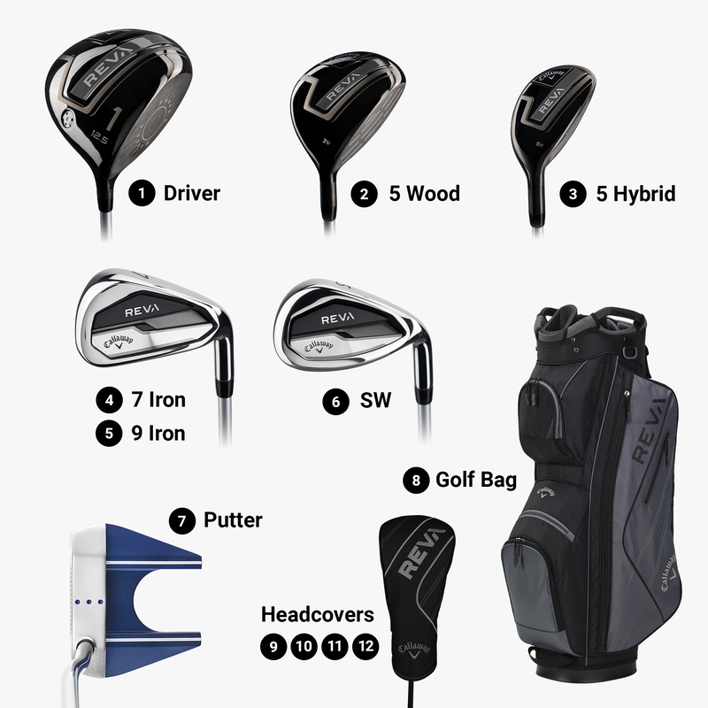 Women's REVA 8-Piece Complete Golf Set