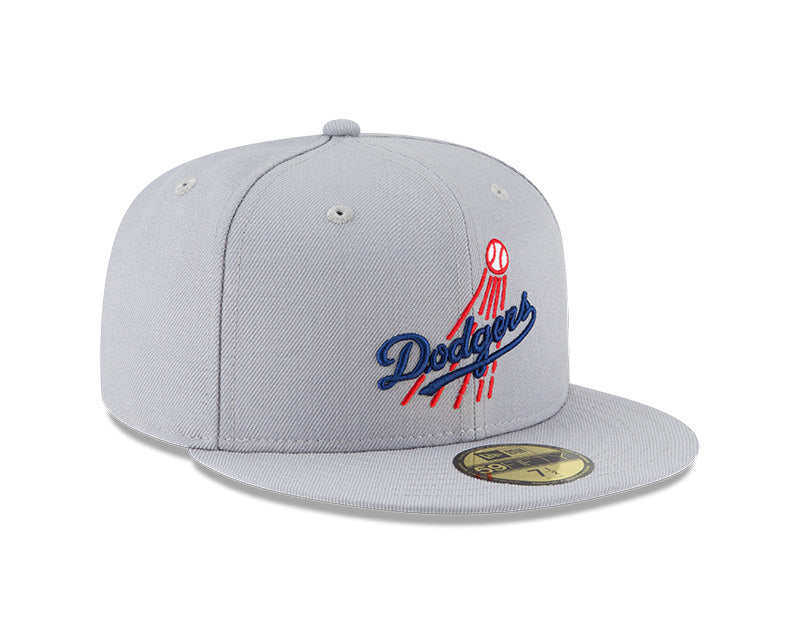 Los Angeles Dodgers Gray Cooperstown Collection Wool 59FIFTY Fitted Hat