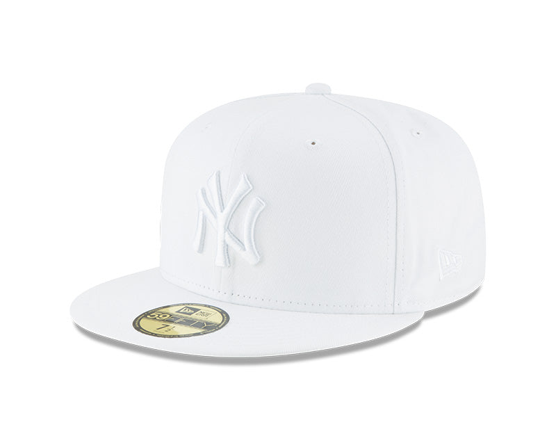 New York Yankees White/White 59FIFTY Fitted Hat