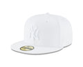 New York Yankees White/White 59FIFTY Fitted Hat