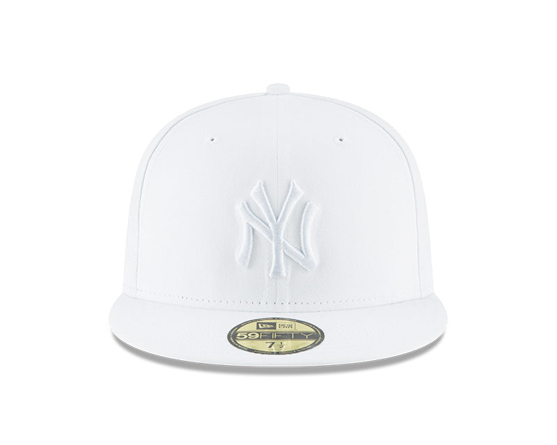 New York Yankees White/White 59FIFTY Fitted Hat