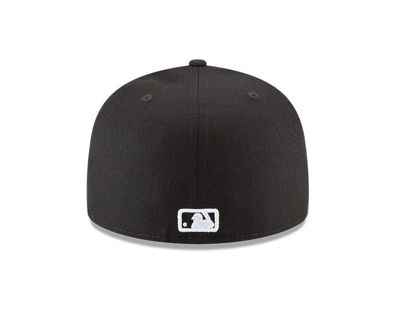 Los Angeles Dodgers Black/White Basic 59FIFTY Fitted Hat