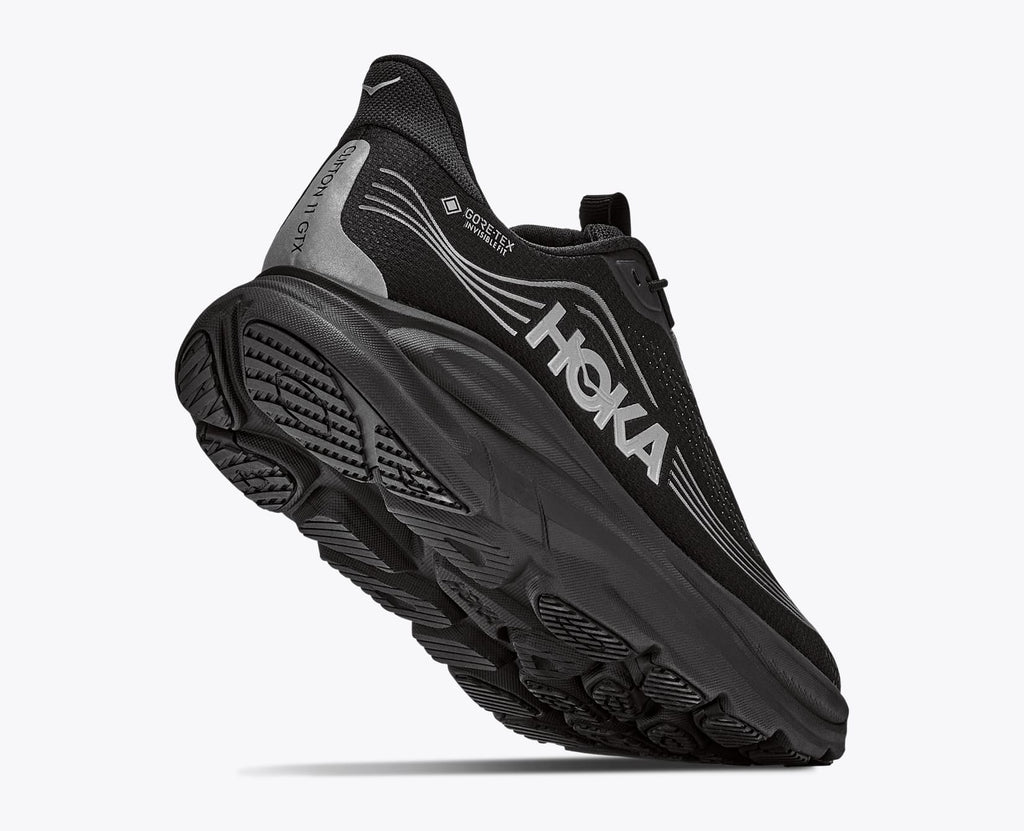 Hoka Men's Clifton 11 GTX - Black/Black - sole