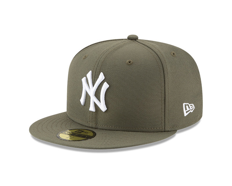 New Era New York Yankees Olive Basic 59FIFTY Fitted Hat