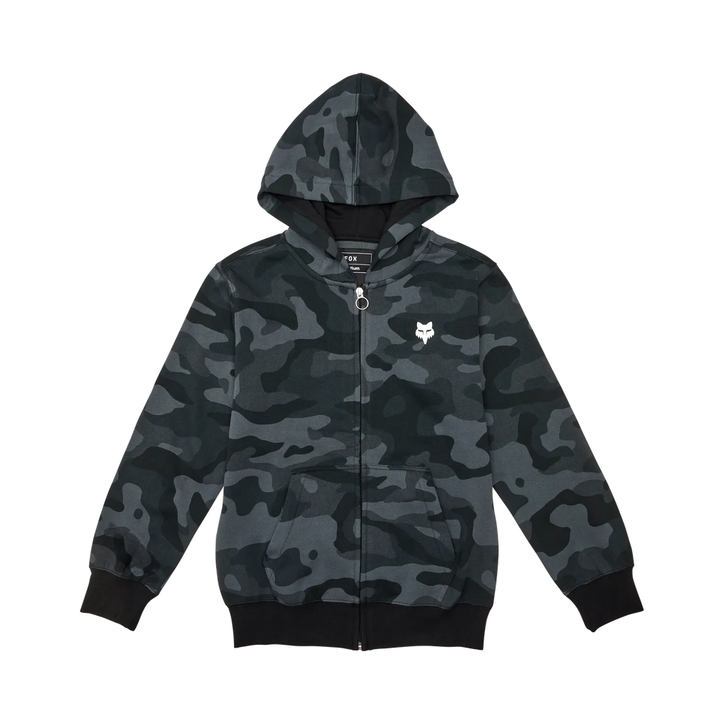 Fox Youth Fox Head Camo Zip Hoodie
