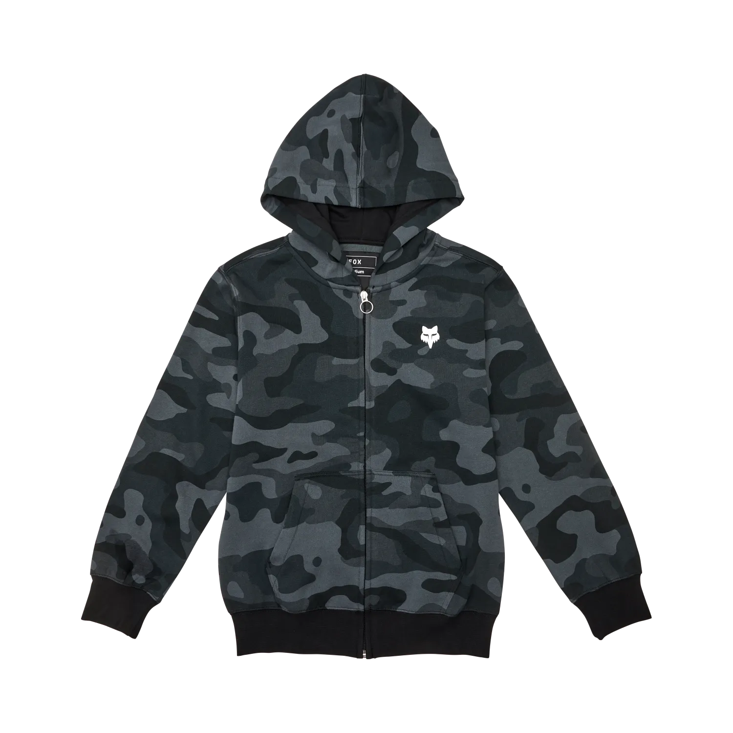 Fox Youth Fox Head Camo Zip Hoodie