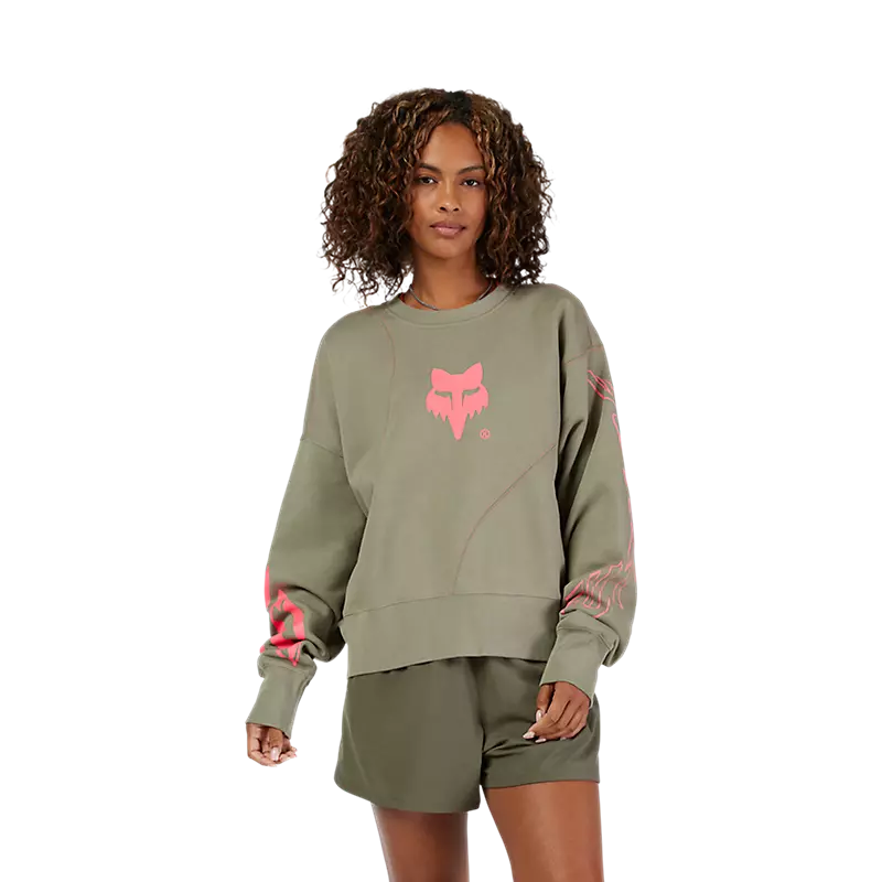 Women's Elevated Oversized Crew Sweatshirt