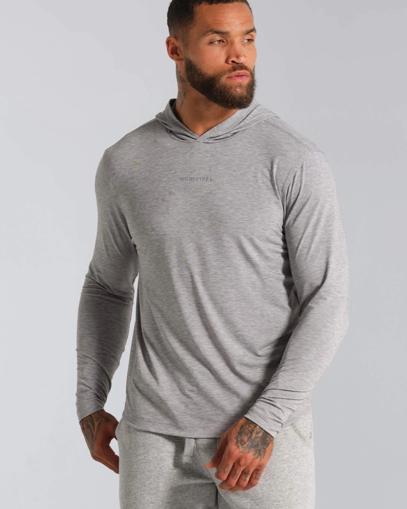 Men's Sport Utility LS Hooded T-Shirt