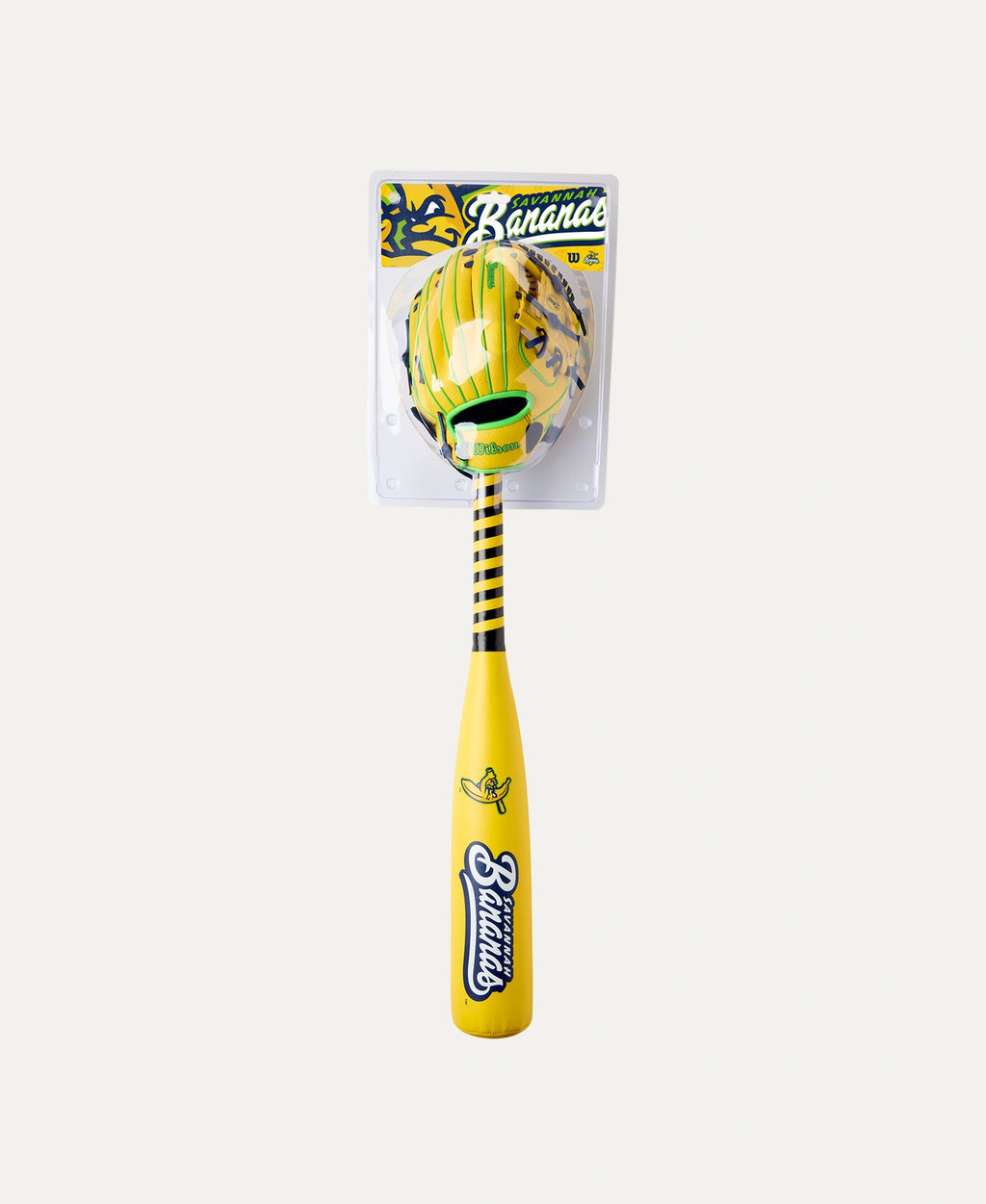 Wilson 2026 Savannah Bananas A200 Glove, Ball & Bat Kit - 10”