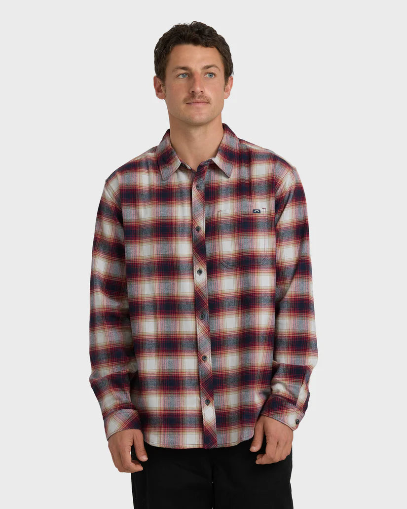 Billabong Men's Coastline Long Sleeve Flannel Shirt