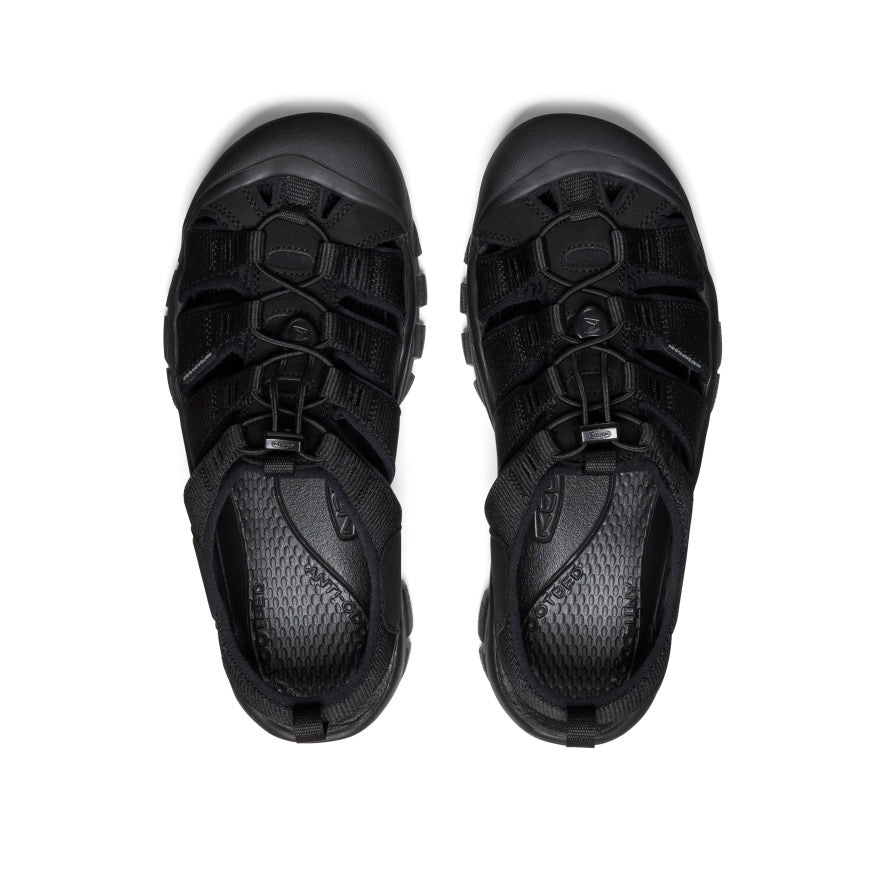 Keen Women's Newport H2 Triple Black heel