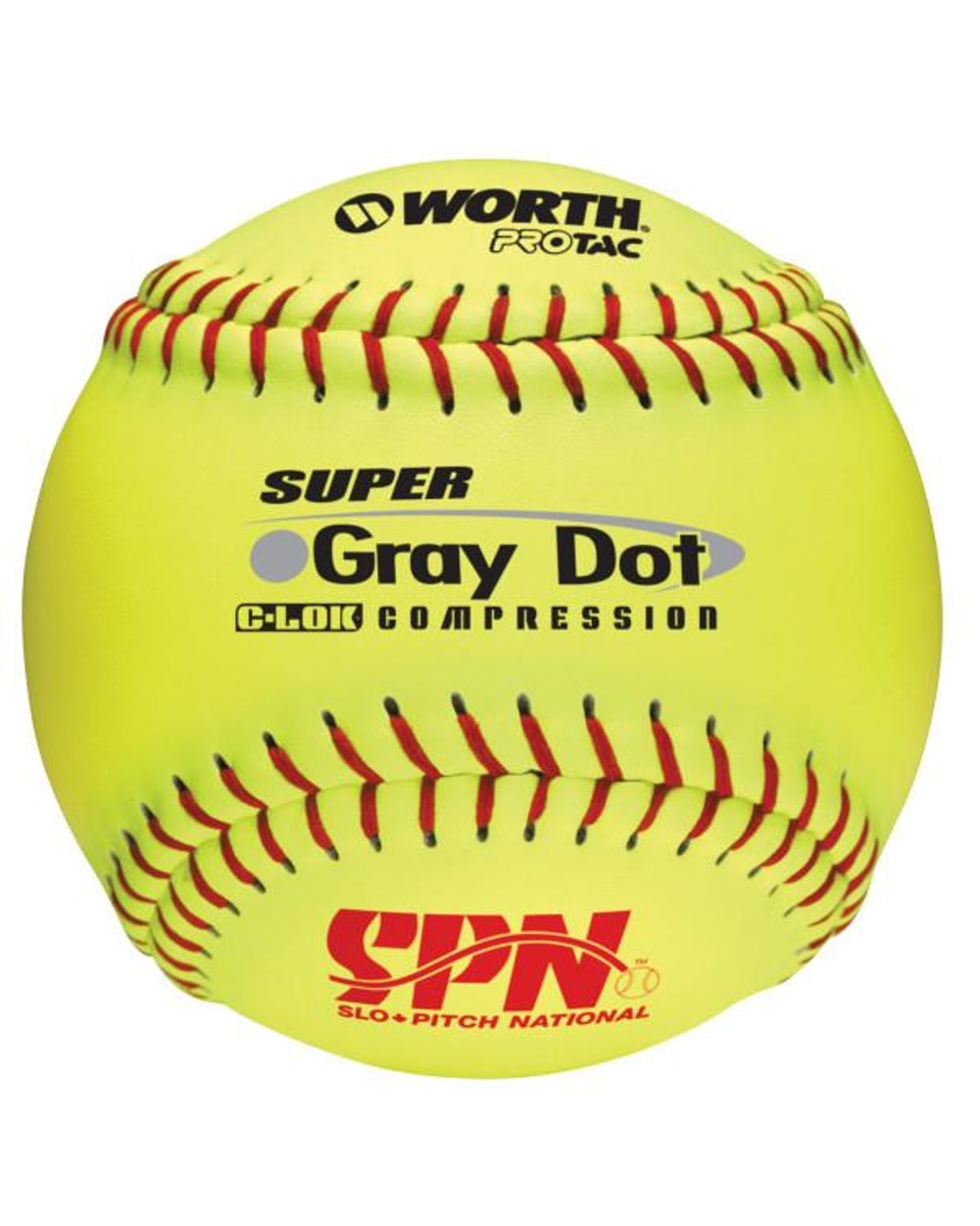 12" Grey Dot Optic Softball