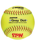 12" Grey Dot Optic Softball