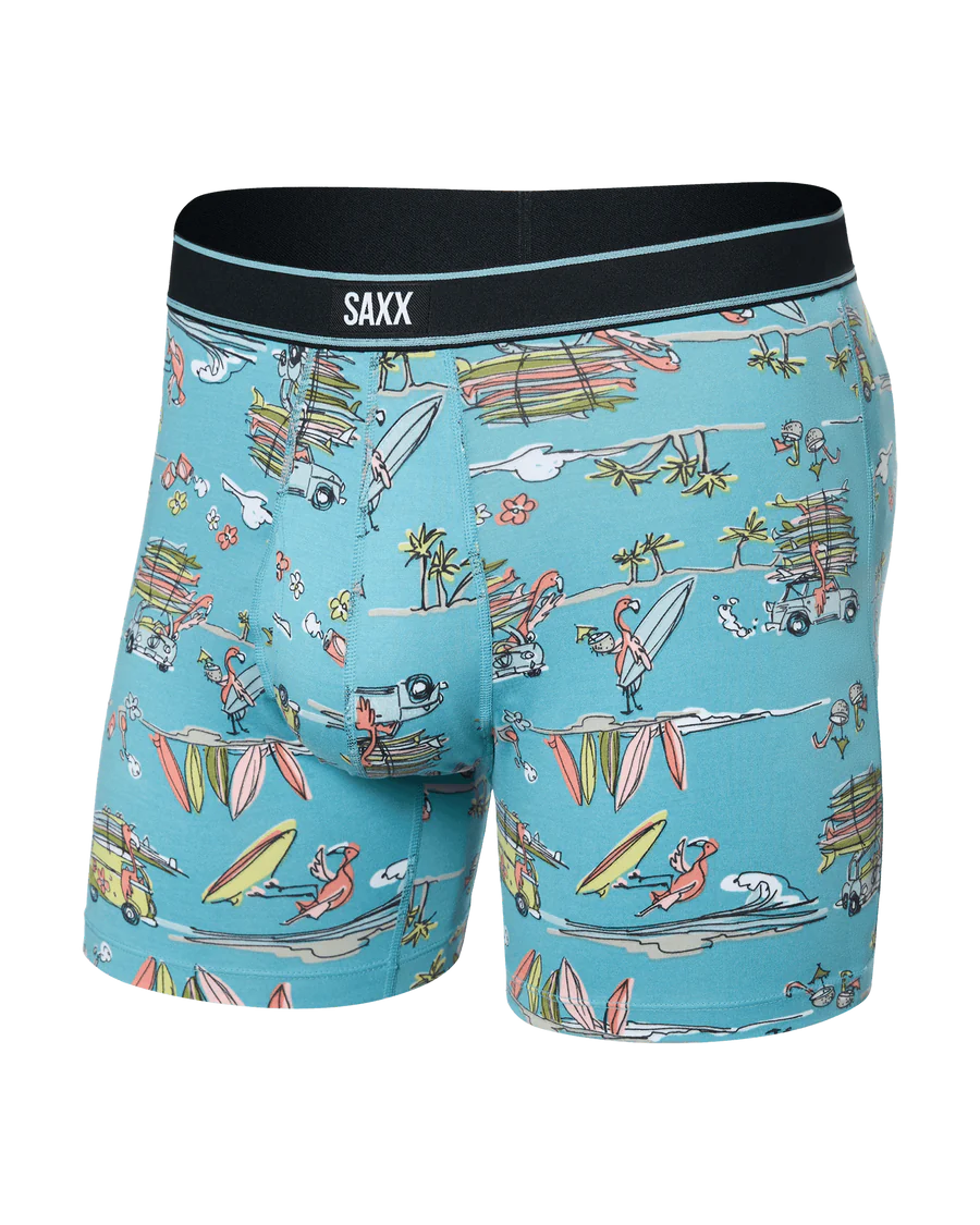 Daytripper Boxer Brief - Beach Or Bust - Reef Blue