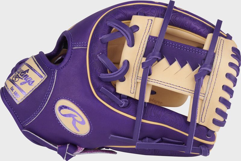 Rawlings Heart of the Hide Purple Infield Glove - 11.75"