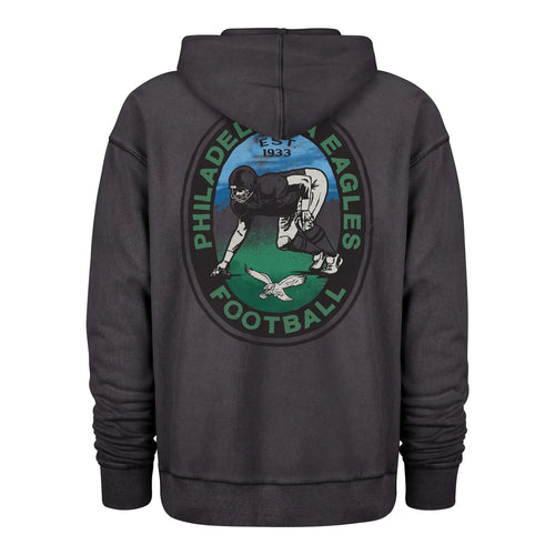 47 Brand Philadelphia Eagles Boot Path Ravine Fleece Hood