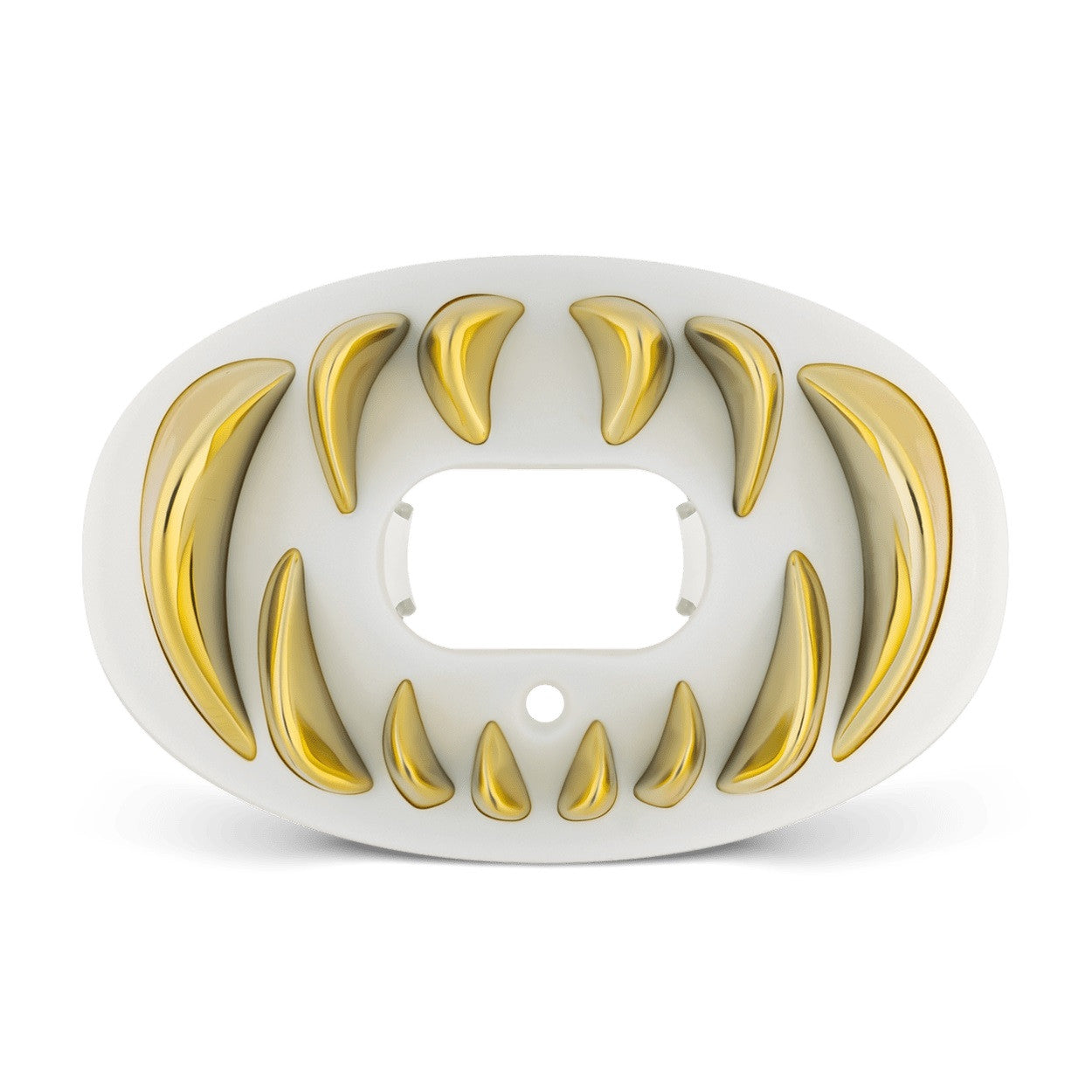 3D Predator Oxygen Football Mouthguard - WHITE/GOLD