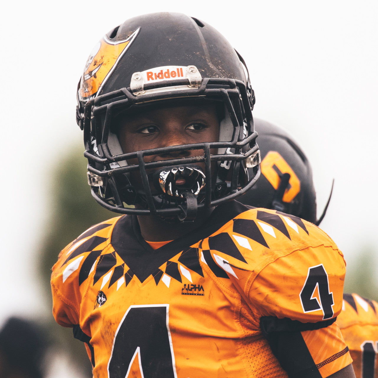 3D Predator Oxygen Football Mouthguard - WHITE/GOLD
