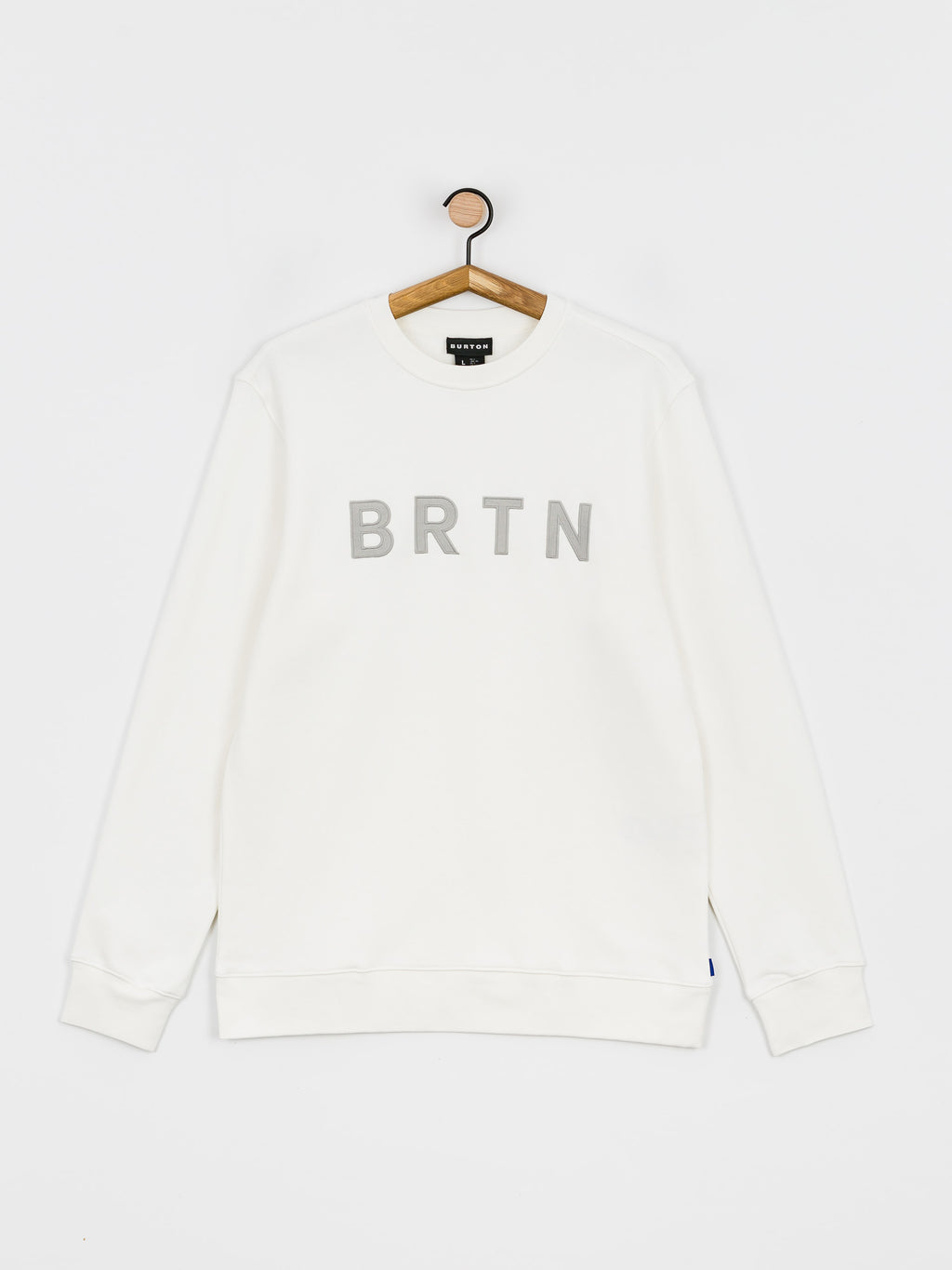 Burton BRTN Crewneck Sweatshirt - Stout White - front