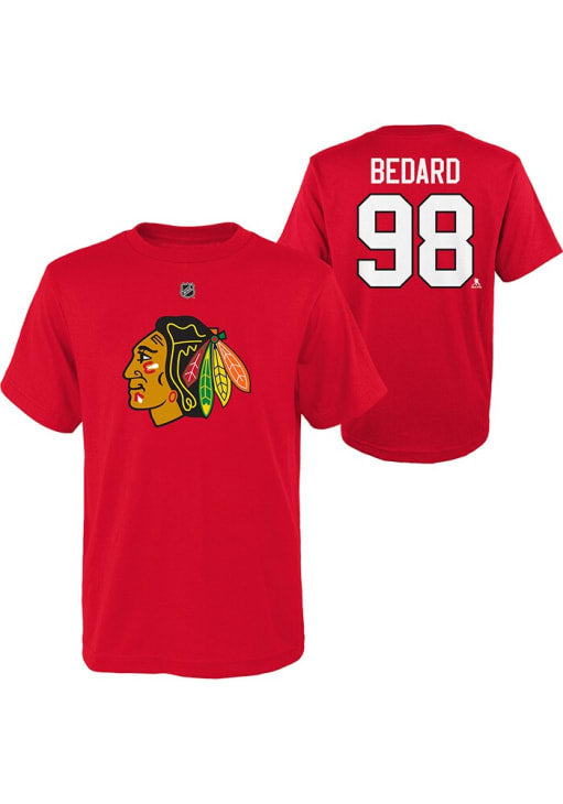 NHL Blackhawks Youth Name & Number T-Shirt - Bedard
