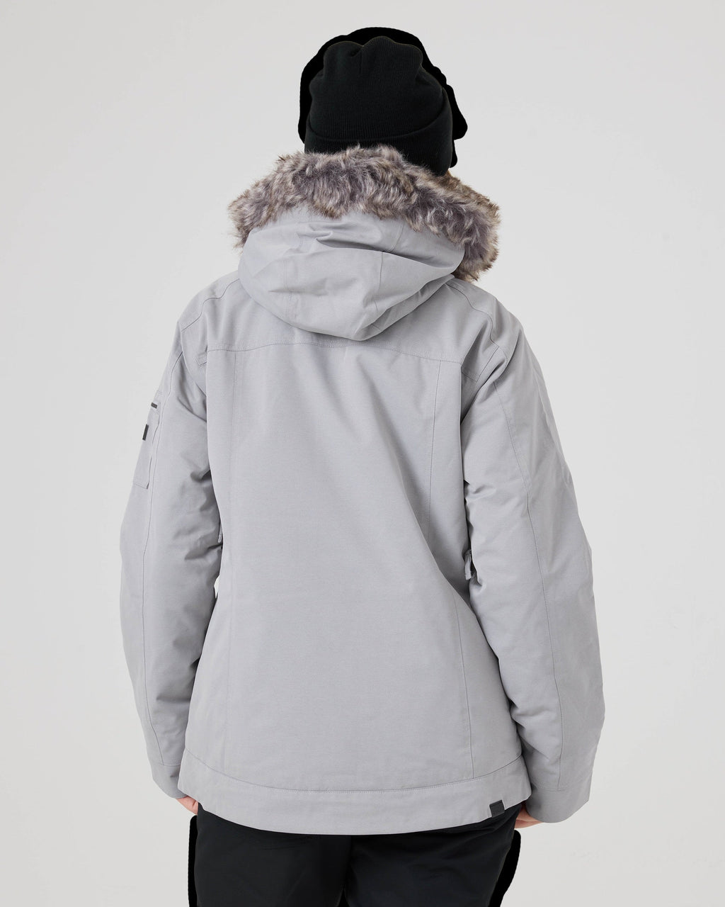 Roxy Meade Jacket Heather Grey back