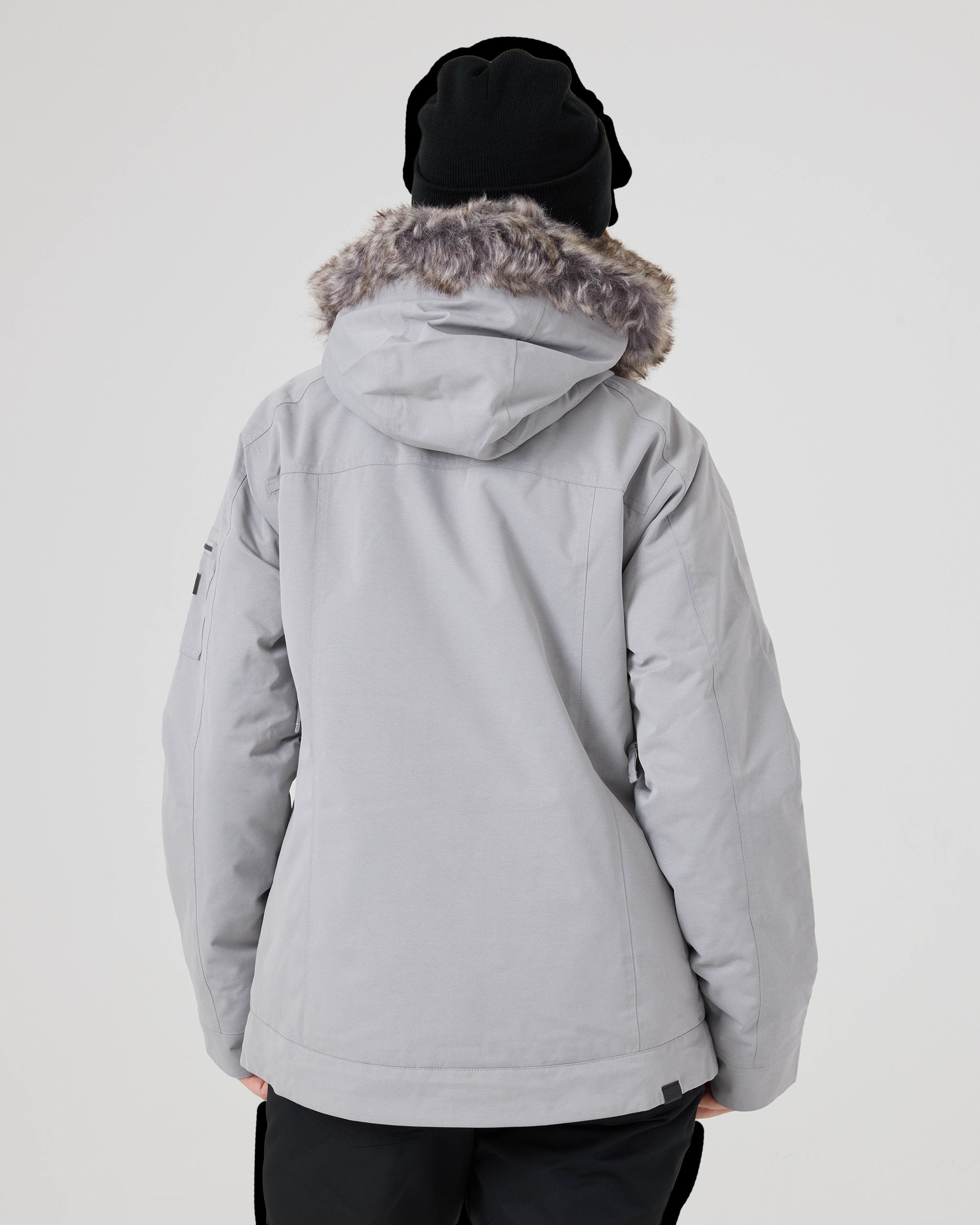 Roxy Meade Jacket Heather Grey back