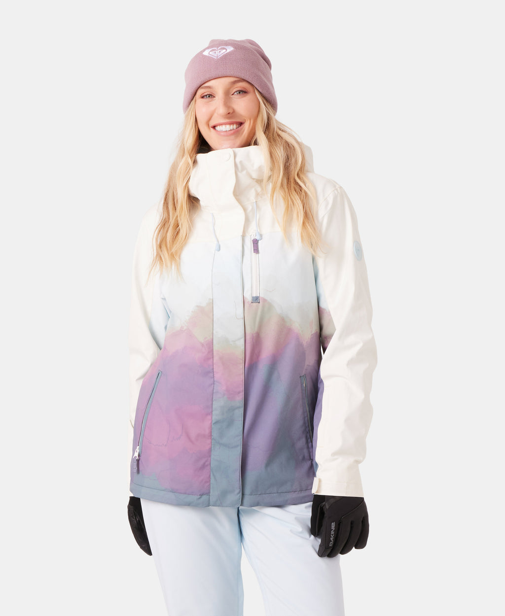 Roxy Jetty 3N1 Jacket - Blurry Escape, front
