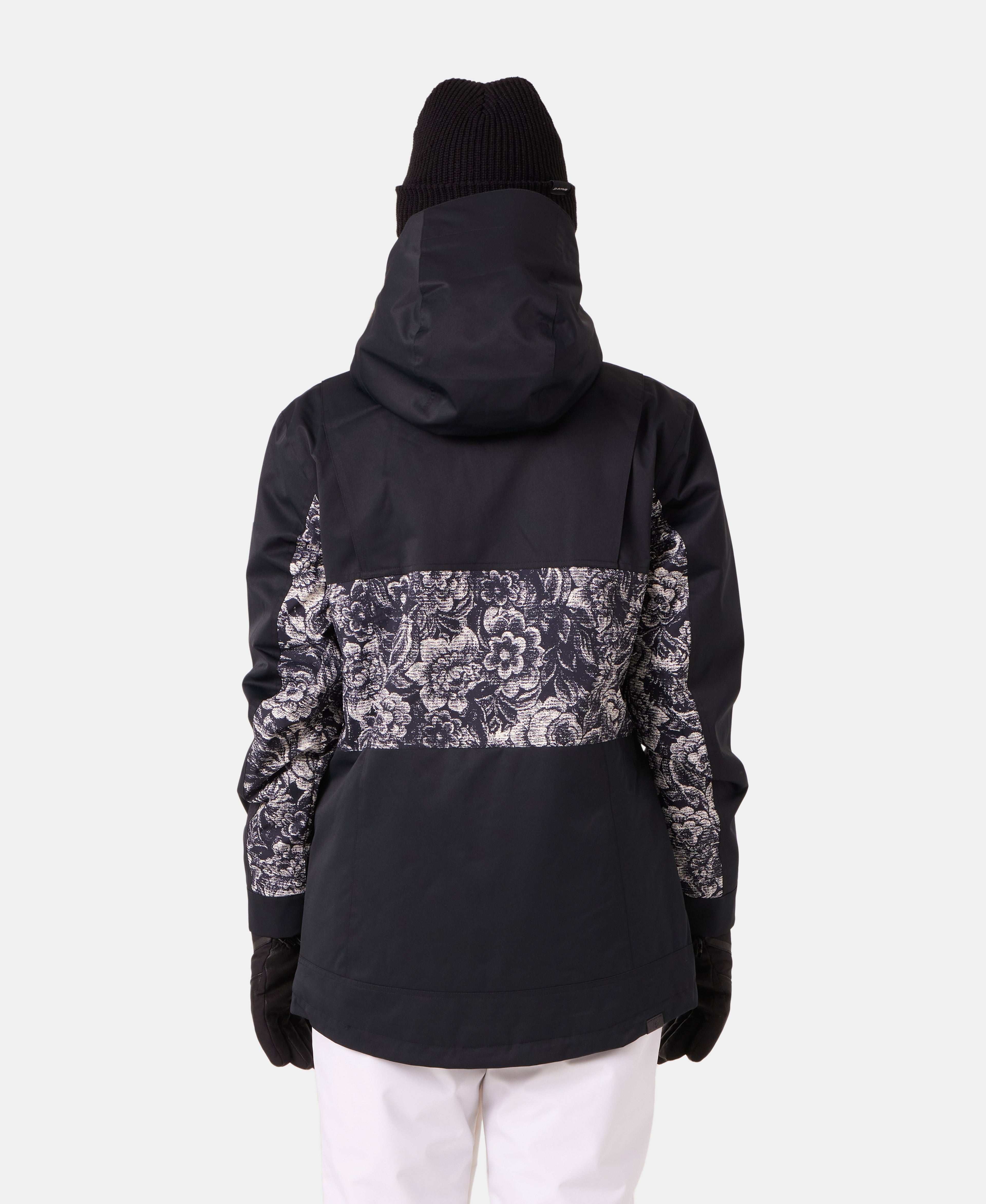 Roxy Presence Parka Jacket - Black Combo, back