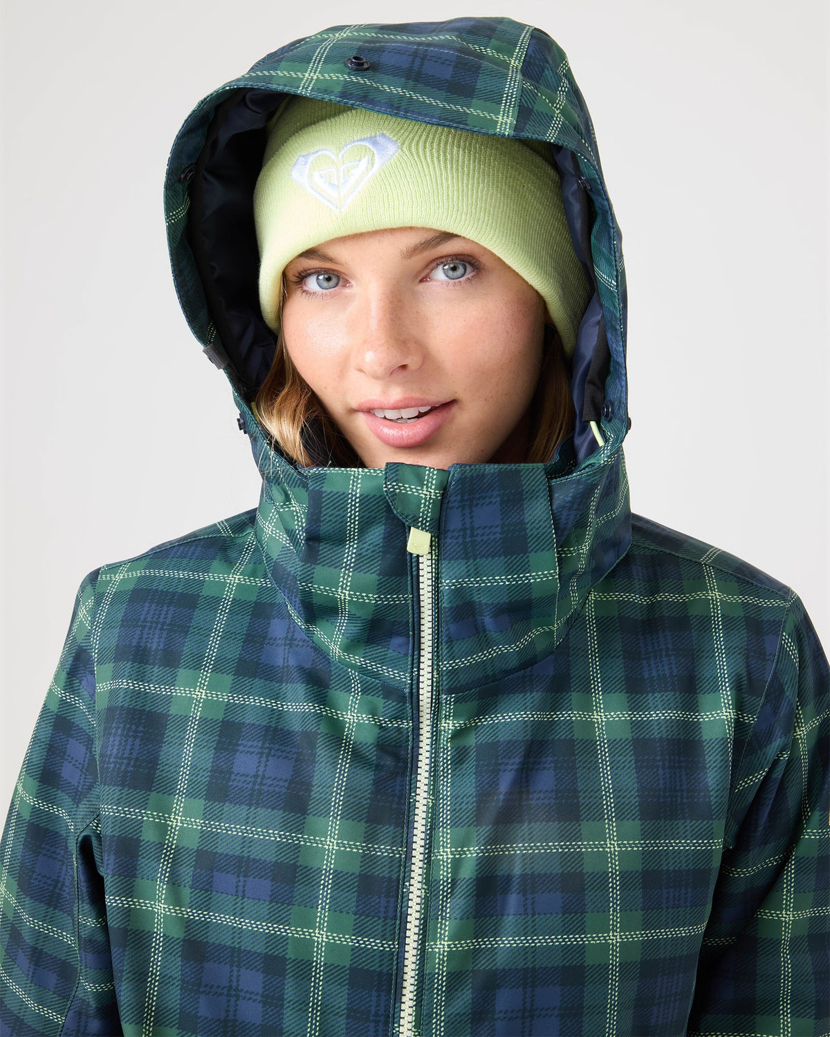 Roxy Women's Jet Ski Jacket - Tartan Plaid