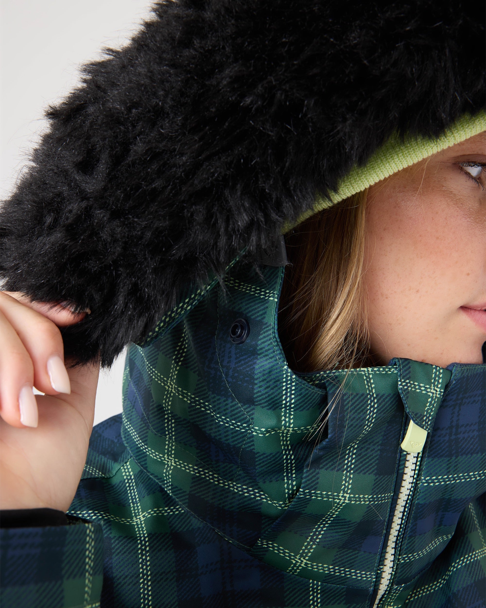 Roxy Women's Jet Ski Jacket - Tartan Plaid