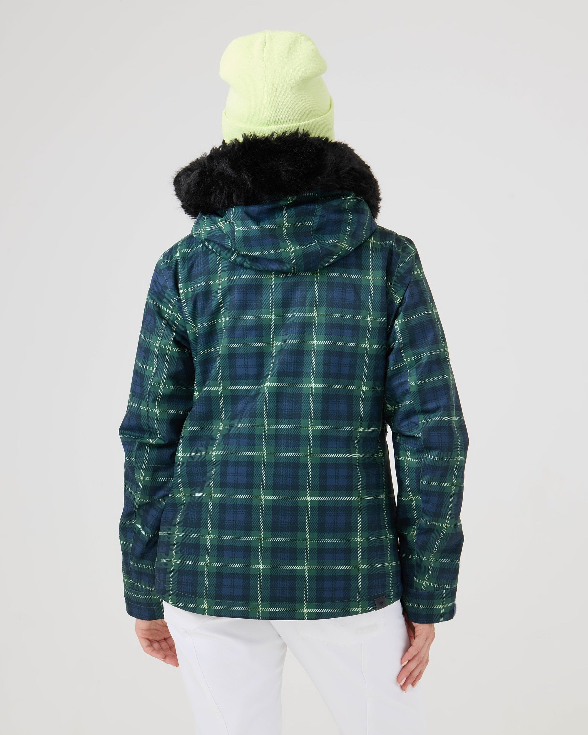 Roxy Women's Jet Ski Jacket - Tartan Plaid