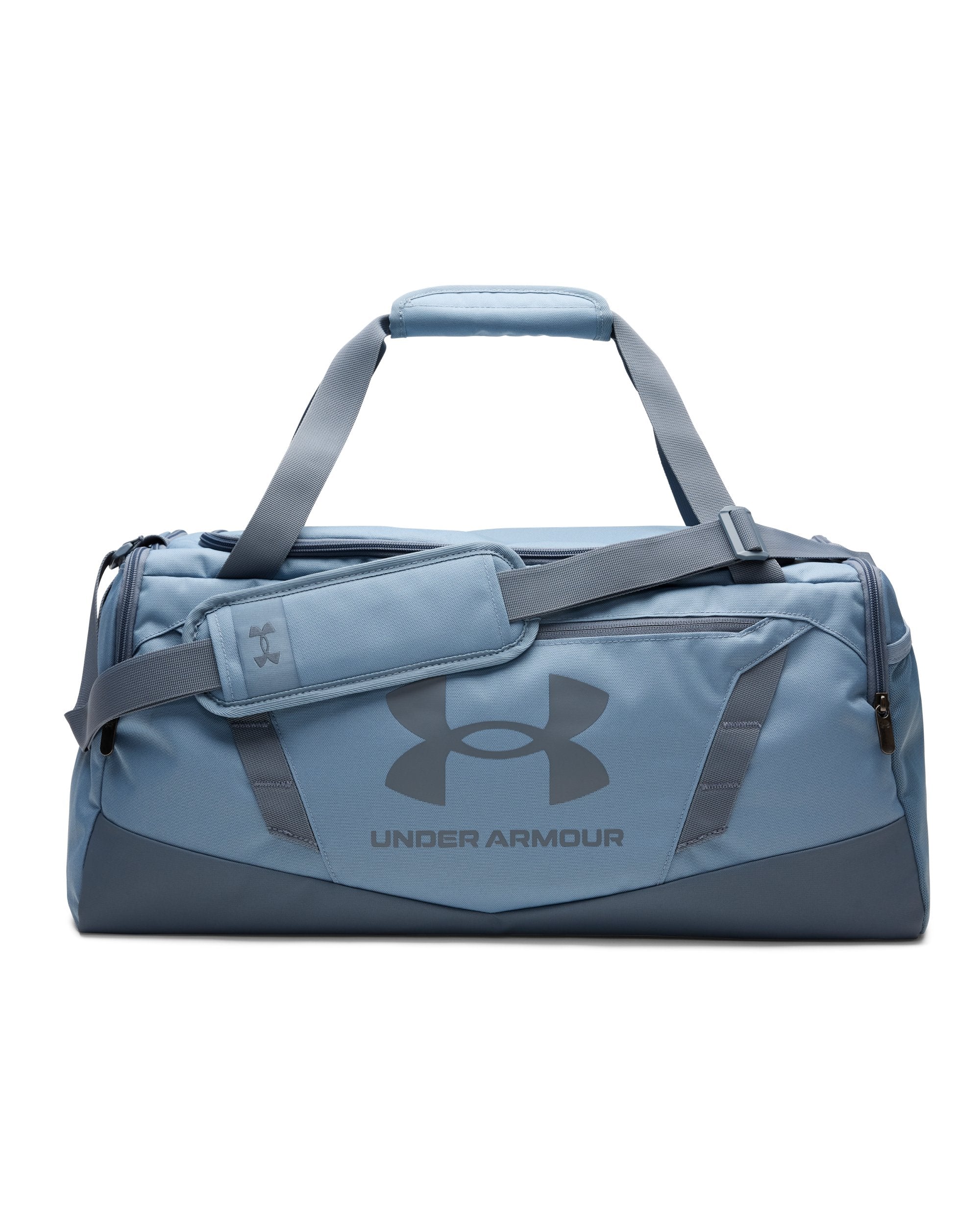 Under Armour Undeniable 5.0 Small Duffle Bag Blue Wind Gravel - front