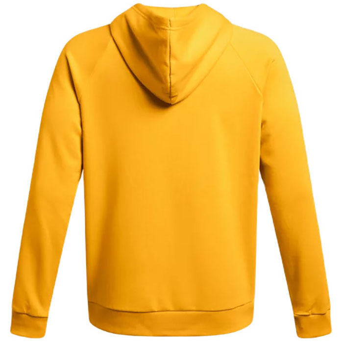 UA Rival Fleece Hoodie Gold/White back