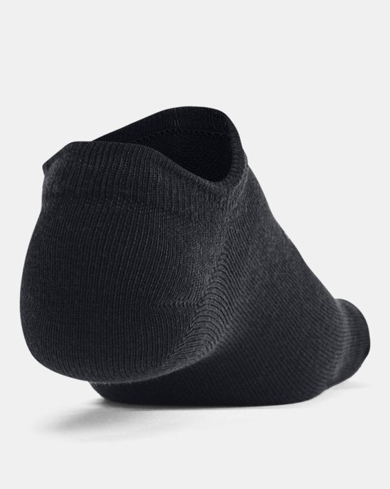 Under Armour Unisex Essential No-Show Socks - 6 Pack