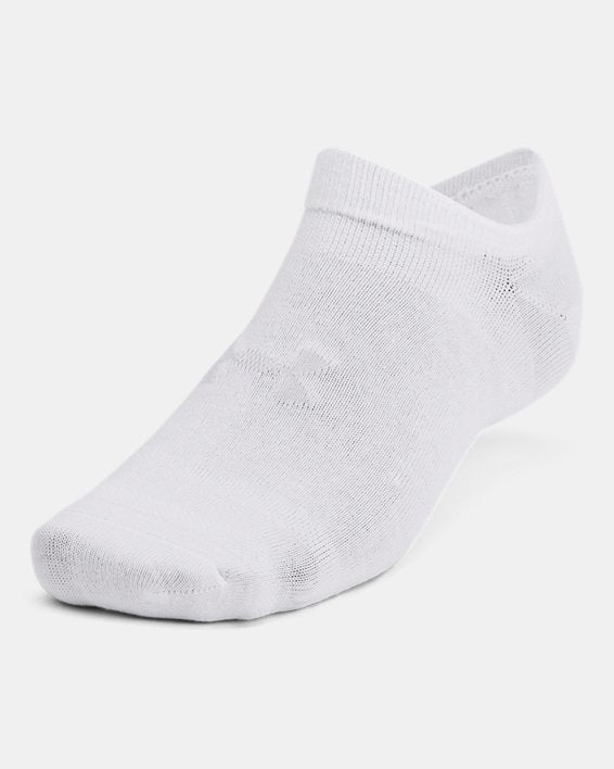 Under Armour Unisex Essential No-Show Socks - 6 Pack