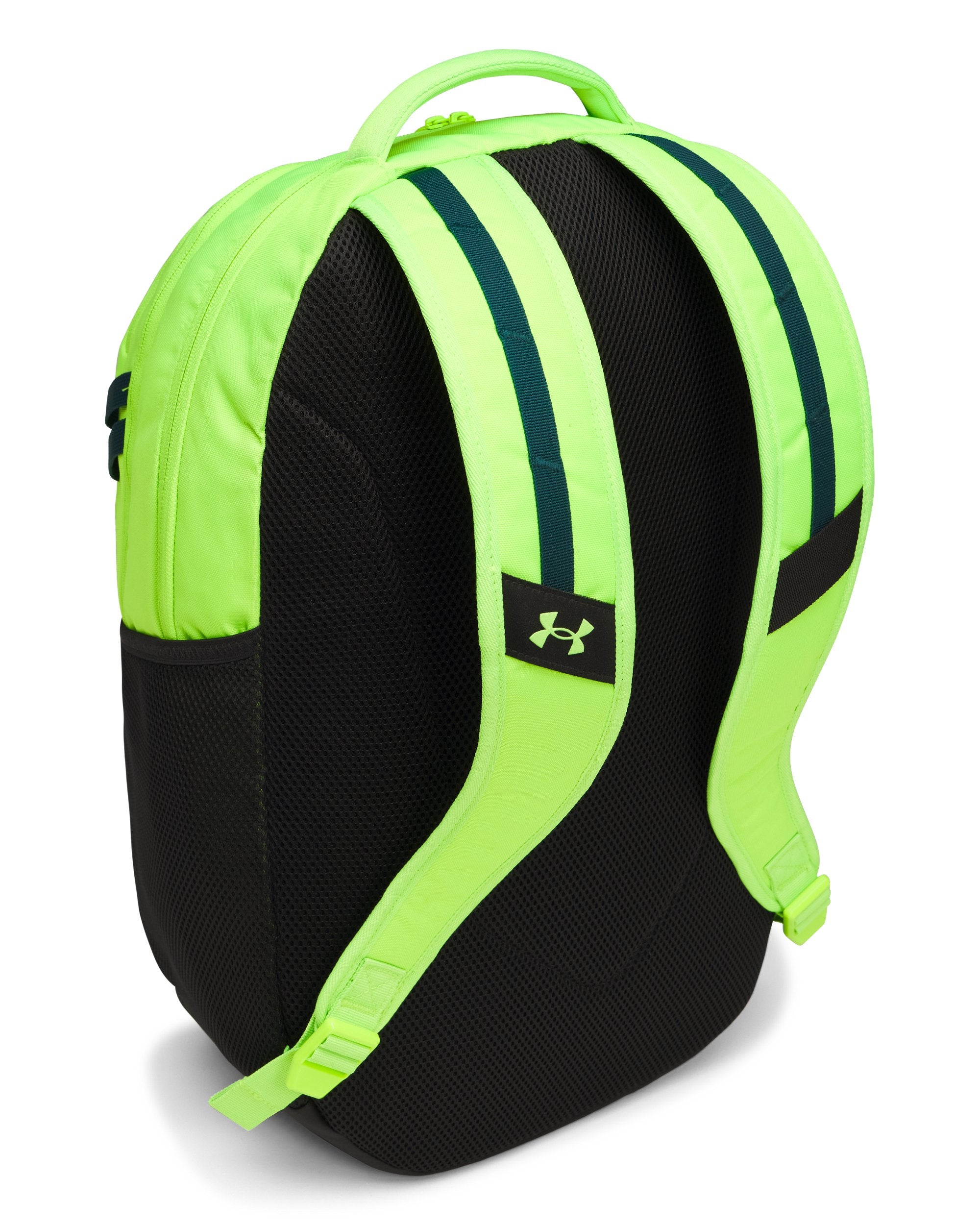 Under Armour Hustle 6.0 Backpack Hyper Green - back