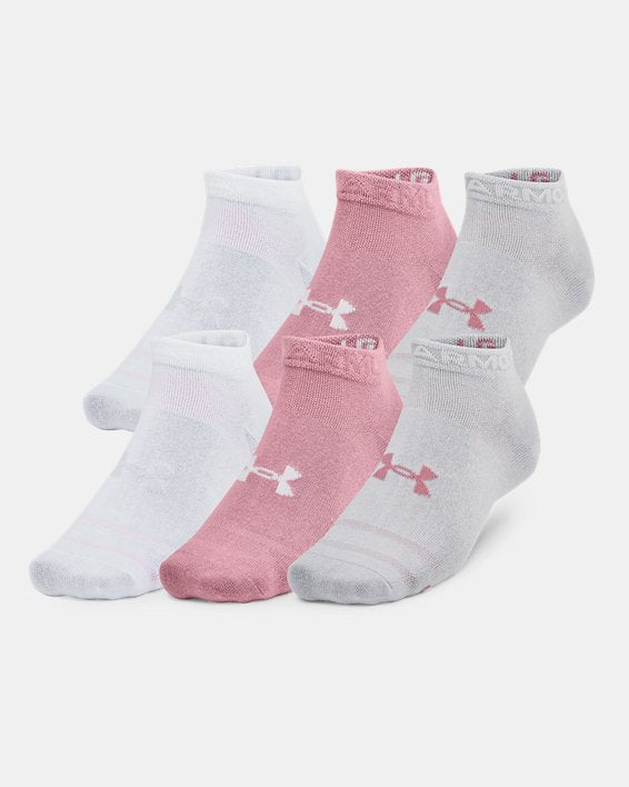 Under Armour Unisex Essential Low Cut Socks - 6 Pack