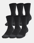 Under Armour Men's UA Performance Tech Crew Socks - 6 Pack