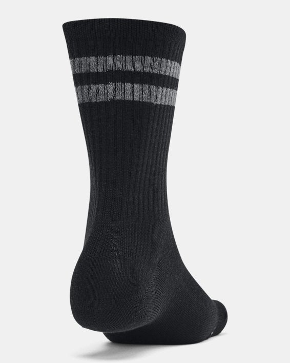 Under Armour Unisex Essential Crew Socks - 6 Pack