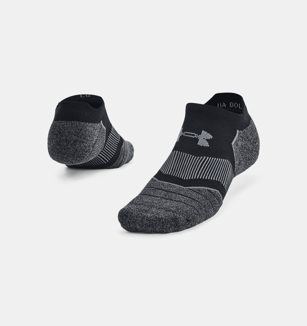 Under Armour Unisex Golf Elevated Performance No Show Tab Socks - 2 Pack