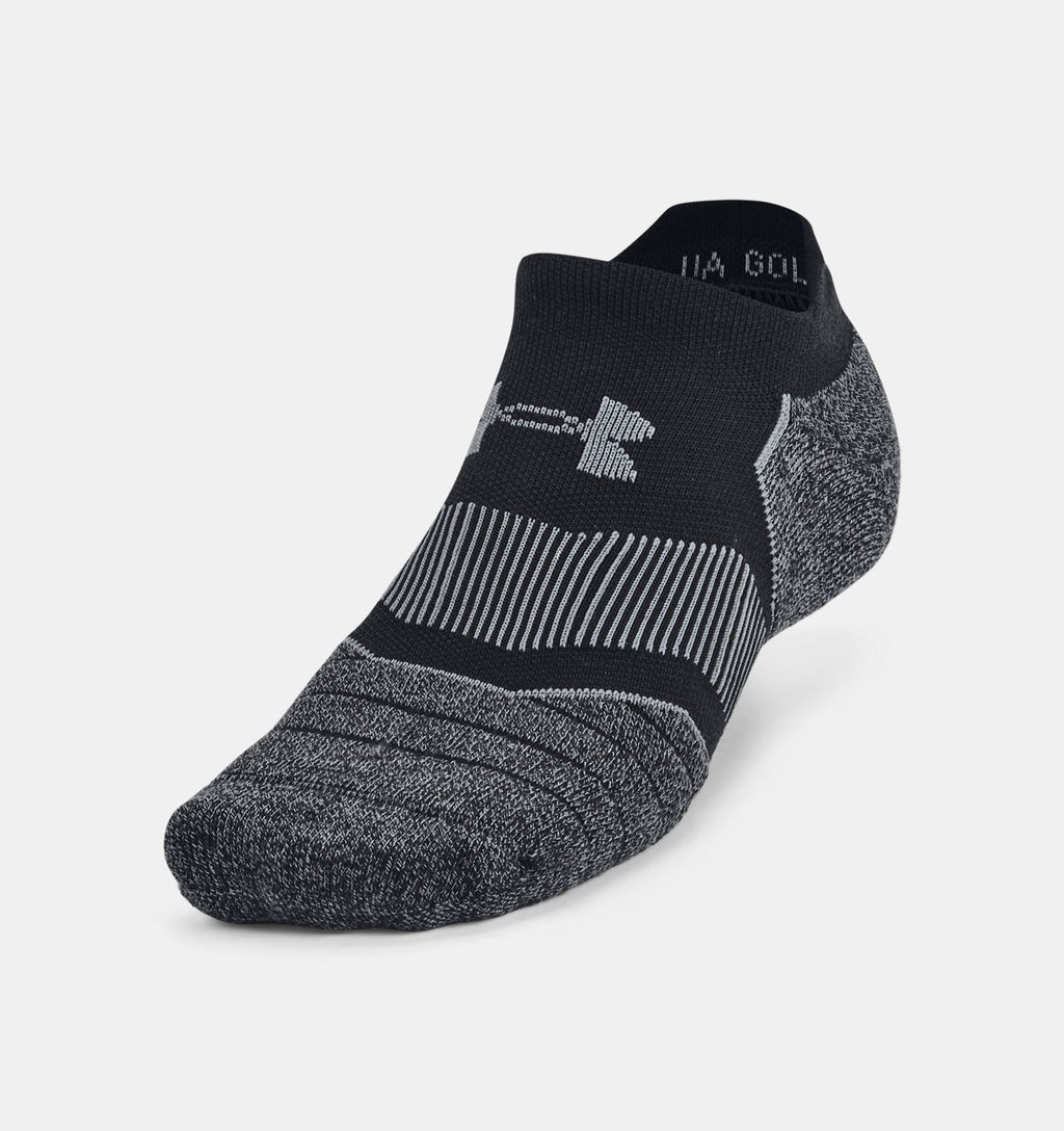 Under Armour Unisex Golf Elevated Performance No Show Tab Socks - 2 Pack