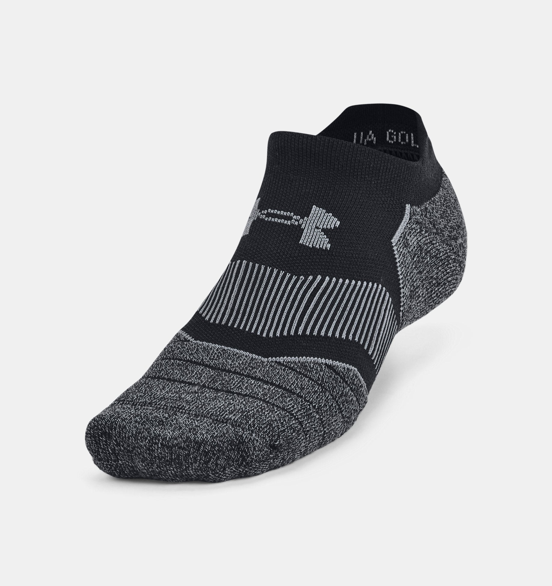 Under Armour Unisex Golf Elevated Performance No Show Tab Socks - 2 Pack