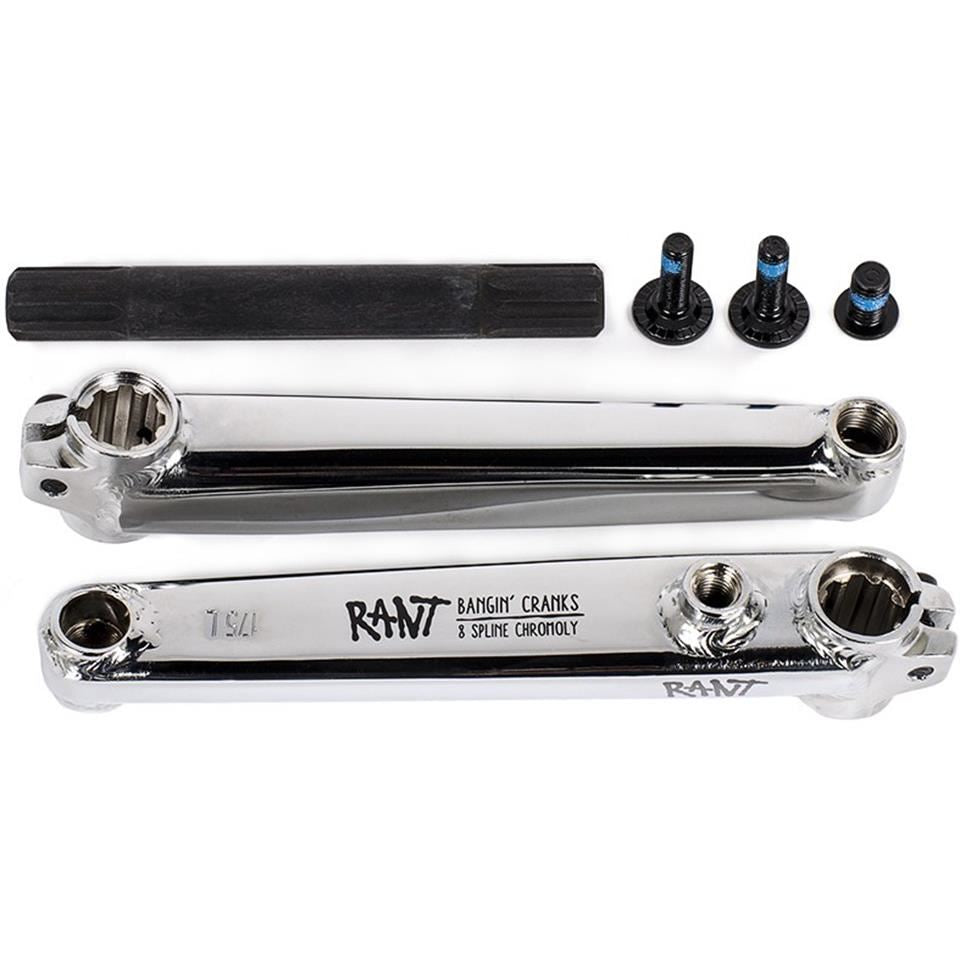 Rant Bangin 165mm 8 Spline Crank - Chrome