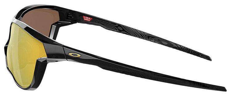 Oakley Kaast Prizm Sunglasses - Black Ink/Prizm 24K - front view