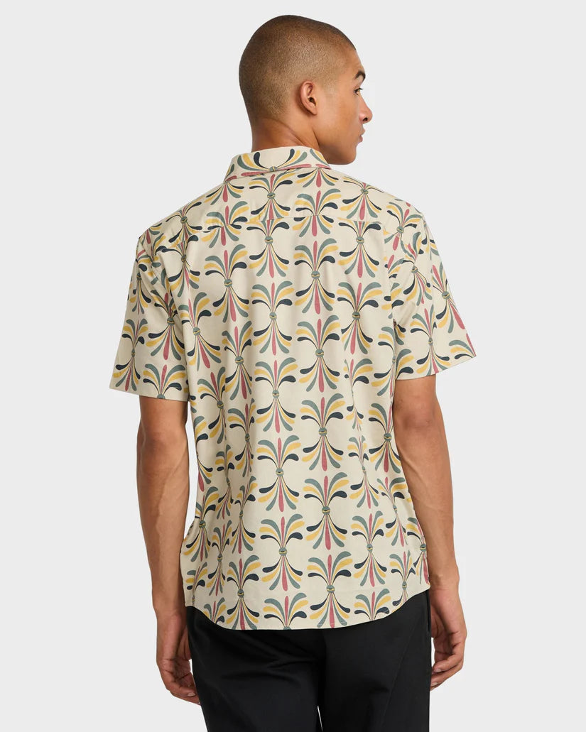 RVCA Men's La Eye Floral Shirt