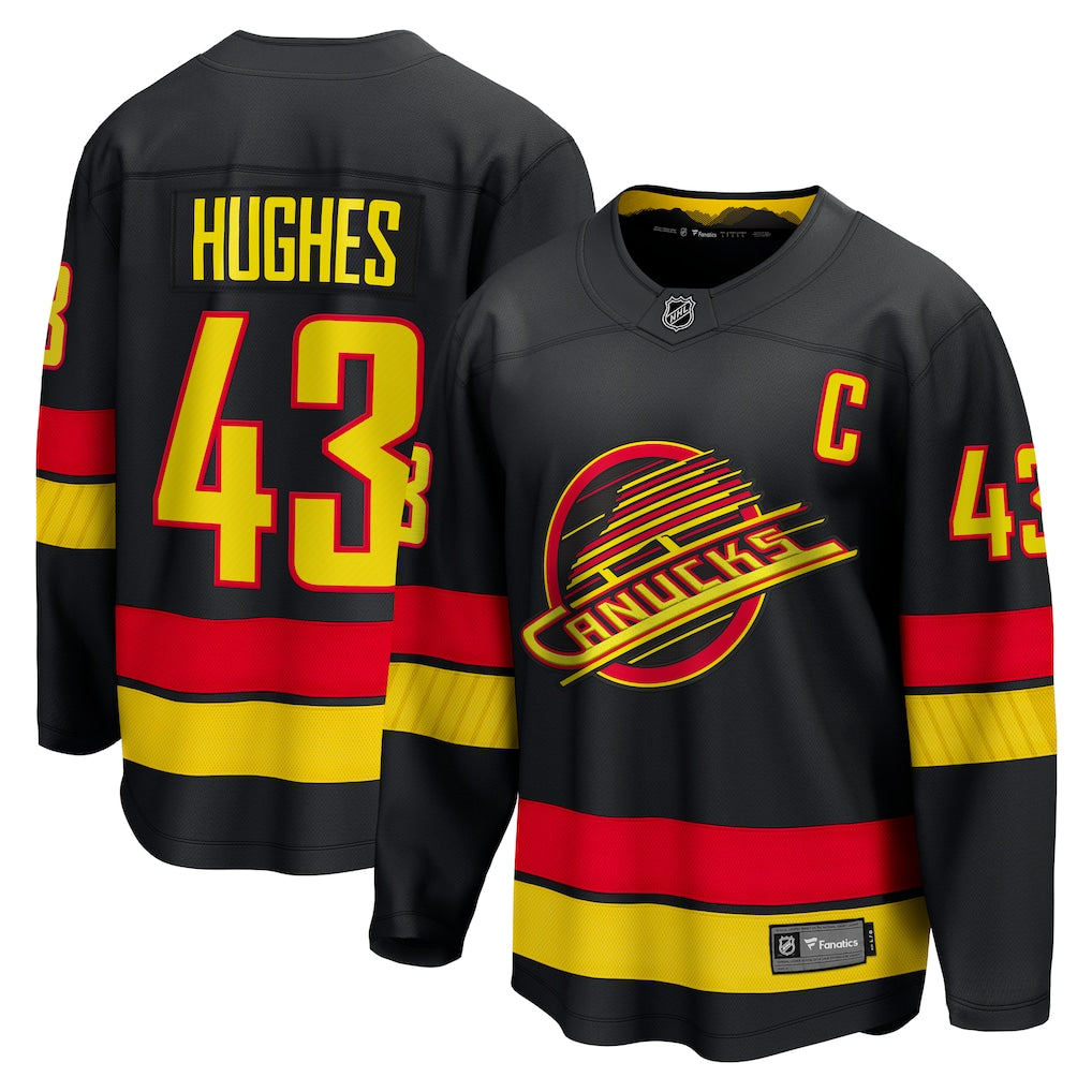 Fanatics Vancouver Canucks Alternate Breakaway Jersey - Hughes