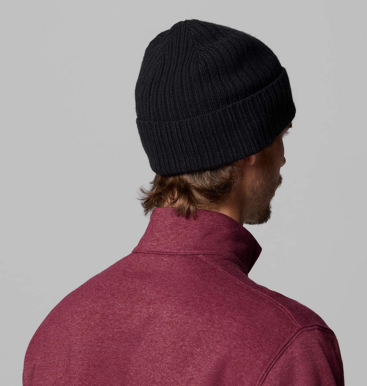 Columbia Watch Cap II - Black, back on model