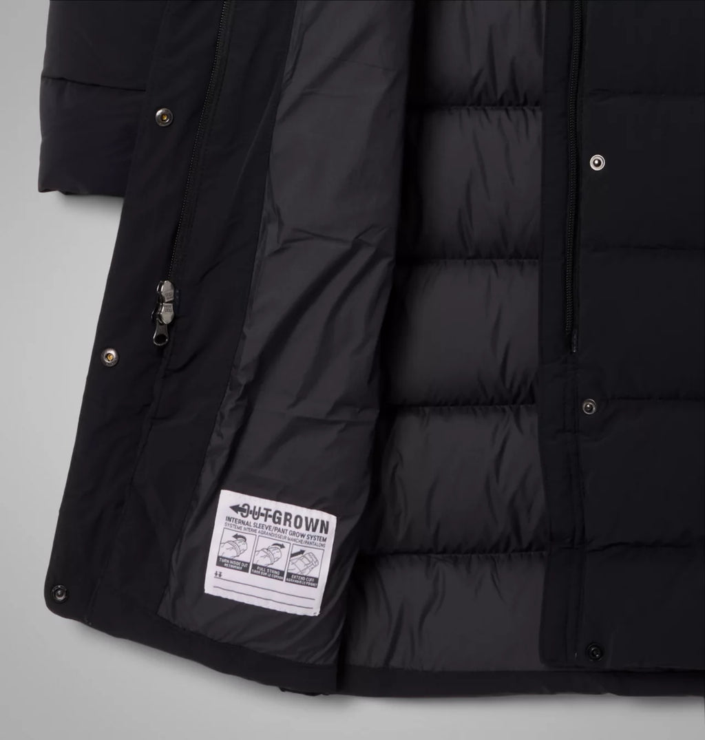 Columbia Girls' Amaze Puff Long Hooded Jacket