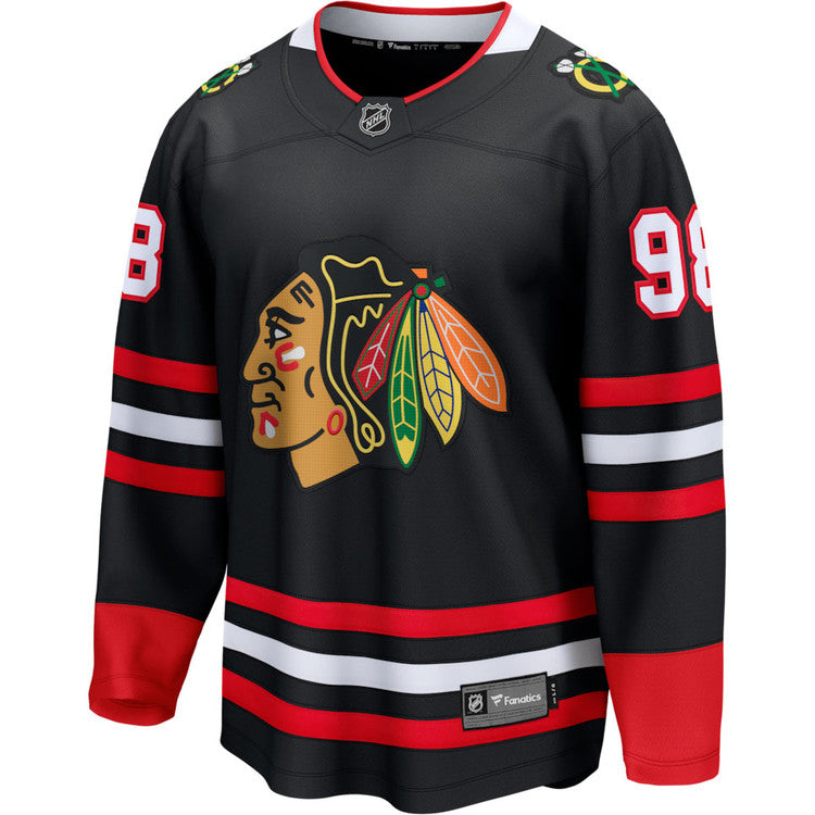Fanatics Chicago Blackhawks Alternate Breakaway Jersey - Bedard